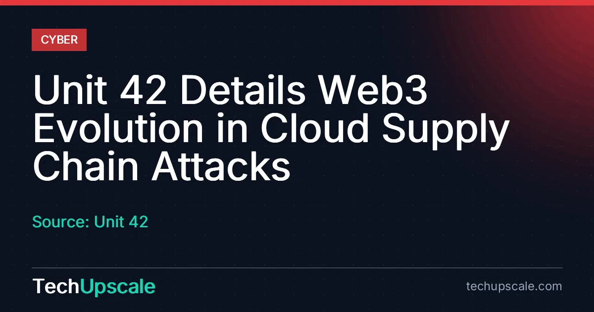 Unit 42 Details Web3 Evolution in Cloud Supply Chain Attacks. Source: Unit 42