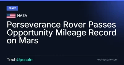 Perseverance Rover Passes Opportunity Mileage Record on Mars. Source: NASA