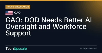 GAO: DOD Needs Better AI Oversight and Workforce Support. Source: GAO