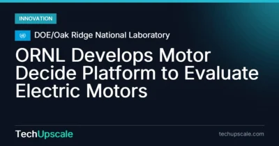 ORNL Develops Motor Decide Platform to Evaluate Electric Motors. Source: DOE/Oak Ridge National Laboratory