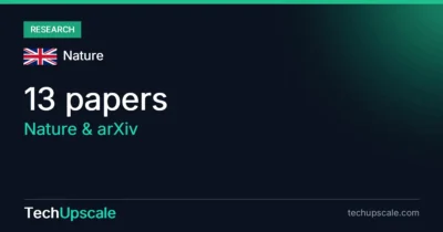 13 papers, Nature & arXiv
