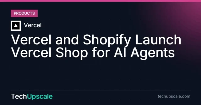 Vercel and Shopify Launch Vercel Shop for AI Agents. Source: Vercel