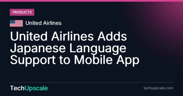 United Airlines Adds Japanese Language Support to Mobile App. Source: United Airlines