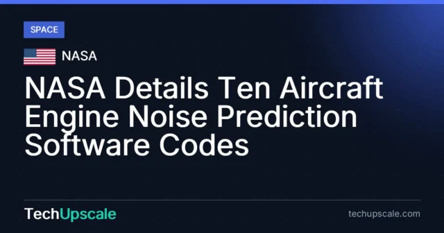NASA Details Ten Aircraft Engine Noise Prediction Software Codes. Source: NASA