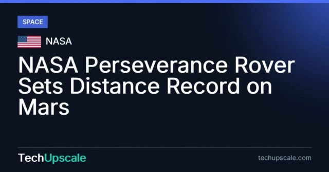 NASA Perseverance Rover Sets Distance Record on Mars. Source: NASA