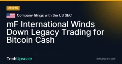 mF International Winds Down Legacy Trading for Bitcoin Cash. Source: Company filings with the US SEC