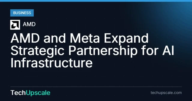 AMD and Meta Expand Strategic Partnership for AI Infrastructure. Source: AMD