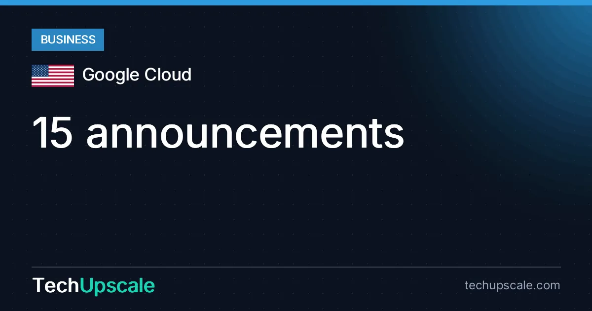 15 announcements