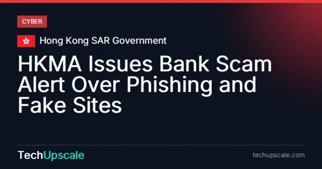 HKMA Issues Bank Scam Alert Over Phishing and Fake Sites. Source: Hong Kong SAR Government