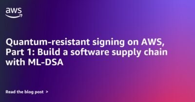 How to Build a Quantum-Resistant Supply Chain With ML-DSA