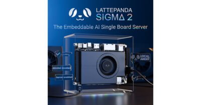 LattePanda Launches Sigma 2 Embeddable AI Single-Board Server