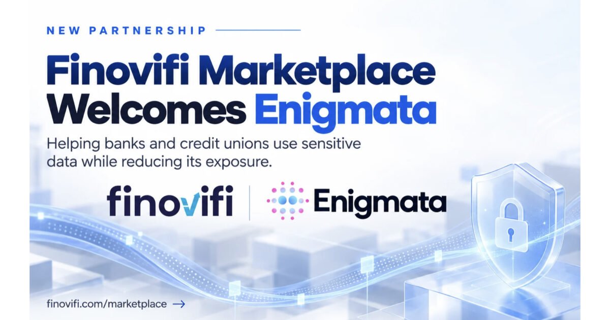 Enigmata Joins Finovifi Marketplace for AI Data Protection