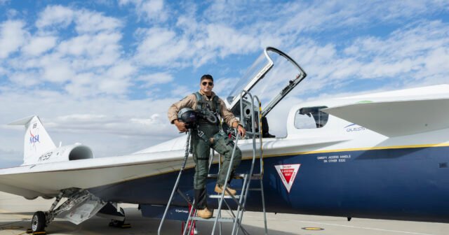 NASA Test Pilot Completes First Flight in X-59 Aircraft