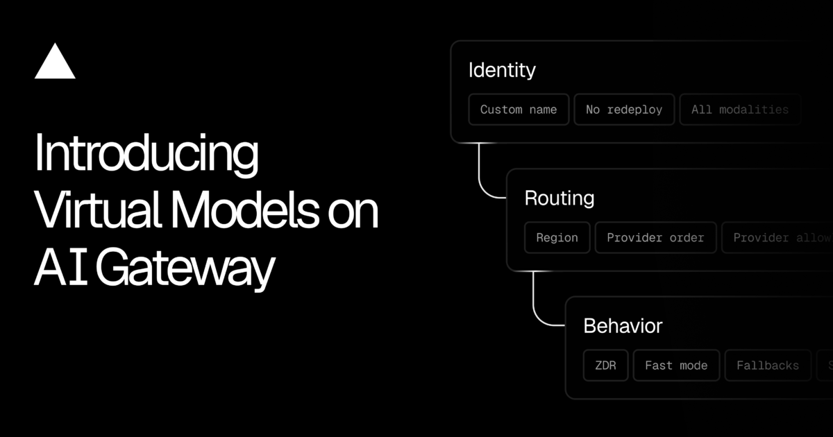 Vercel Introduces Virtual Models on AI Gateway